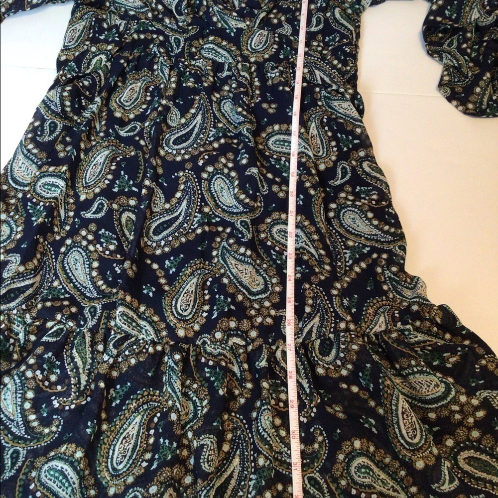 .Betsey Johnson Paisley Boho Peasant Bell Sleeve Bambi Dress Size 2 - Picture 10 of 10